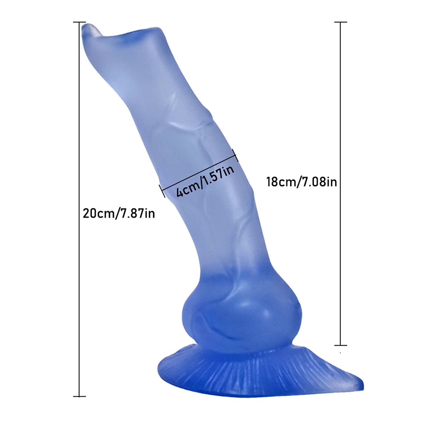 Simulation Dog Penis Huge Dildos Soft Anal Plug Phallus with Suction Cup Stimulate Vagina and Anus Big Dick Sex Toys for Women