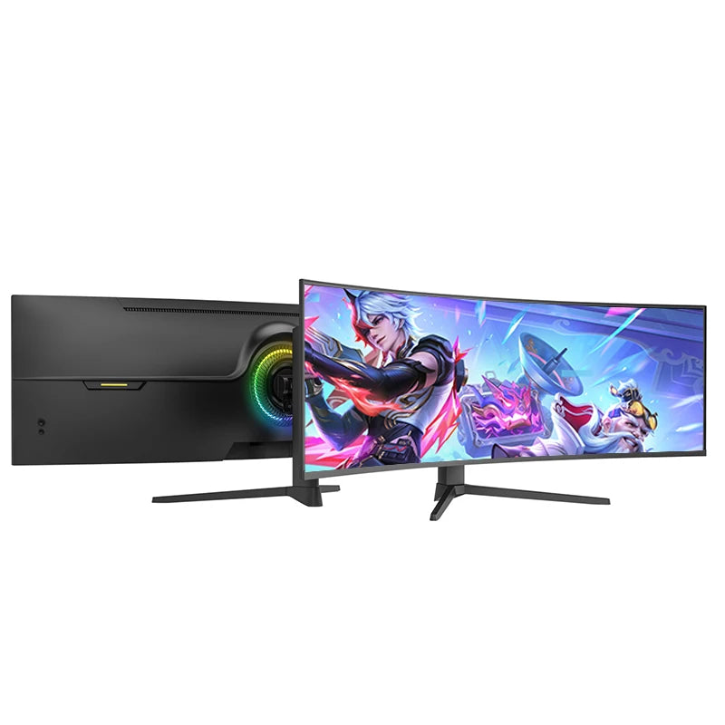 HOT SALE 49*-inch 5K 120Hz High Refresh Rate Curved Ultra-Wide IPS Panel 1ms Response Time 100% SRGB Gaming Monitor