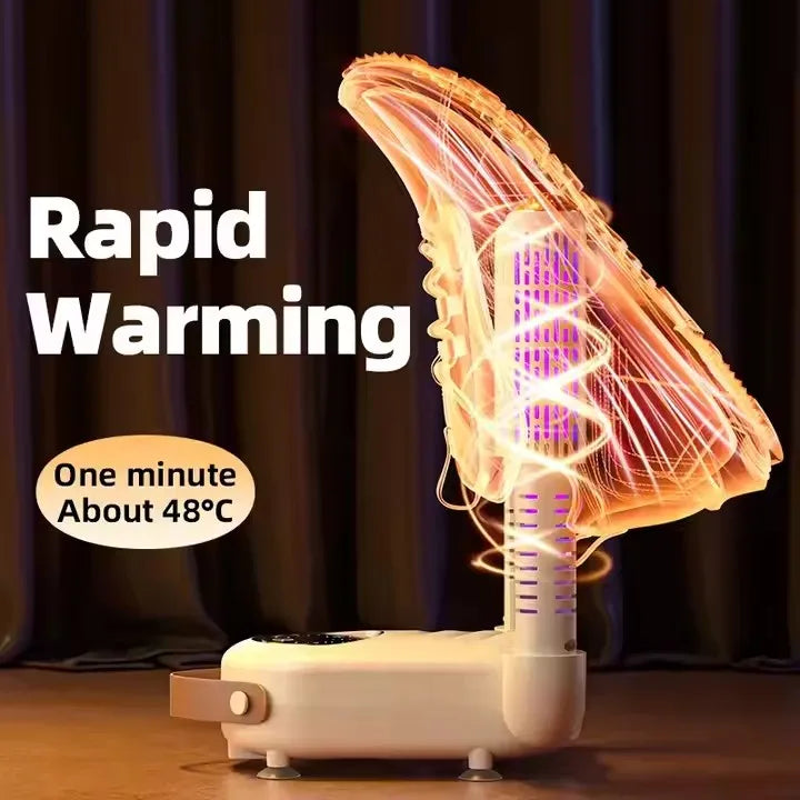 NEW Arrivals Portable Folding Household Dryer Electric Boot Dryer Shoe Heater Sterilizer Smart Multifunction Warm Wind Disinfection Shoe Dryer Fast Deodorizing Machine