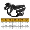 New Reflective Heavy Duty Dog Anti-Escaped Vest with Handle Puppy Anti Hawk Protection Vest Waterproof Punk Spiked Dog Vest