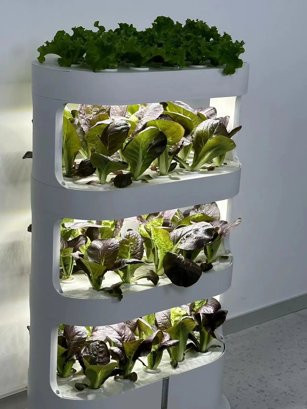 NEW Arrivals Smart Vertical Hydroponic Garden Home for Strawberry Planter Indoor Planting Vegetable Planter Self Watering Flower Pot Plants Growth Tower Automatic Hydroponic Led Lights System Vertical Garden