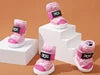 4 Colors Luxury Modern Pet Dog Shoes Waterproof Snow Boots Anti-Slip Solid Pattern Cotton Stocked Outdoor Boots