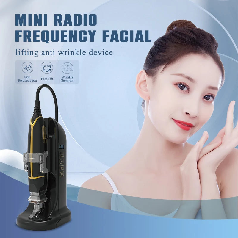 NEW Technology Portable RF Beauty Salon Instrument Home Use Anti-Wrinkle Eye Bags Dark Circle Removal Face Lift Skin Care Skin Rejuvenation Firming Women Beauty Salon Devices Ladies Skin Care Supplies