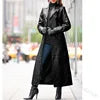 S-4XL 4 Colors New Fashion Long Jacket Women Autumn Winter Solid Color Long Slim Windproof  Coat Long Windbreaker Outerwear Black Trench  Ladies Luxury Apparel Supplies