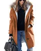 BEST PRICE S-3XL Plus Size Women's Autumn and Winter Warm Ladies Hooded Outdoor Fur Collar Women's Jacket Hooded Windbreaker Trench Coats Ladies Clothing Supplies.