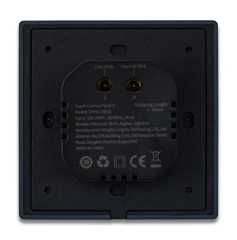 86A 4 Inch Wi-Fi Zigbee APP Home Automation Device Alexa Host Smart Switch Lock Light Control Panel