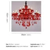 Villa Home Living Room Maria Theresa European Style Luxury K9 Crystal Pendent Lamps 6/8/15/18 Lights Red Candle Lamp Luxurious Art Decoration Living Room Restaurant  Bedroom Villa Chandelier