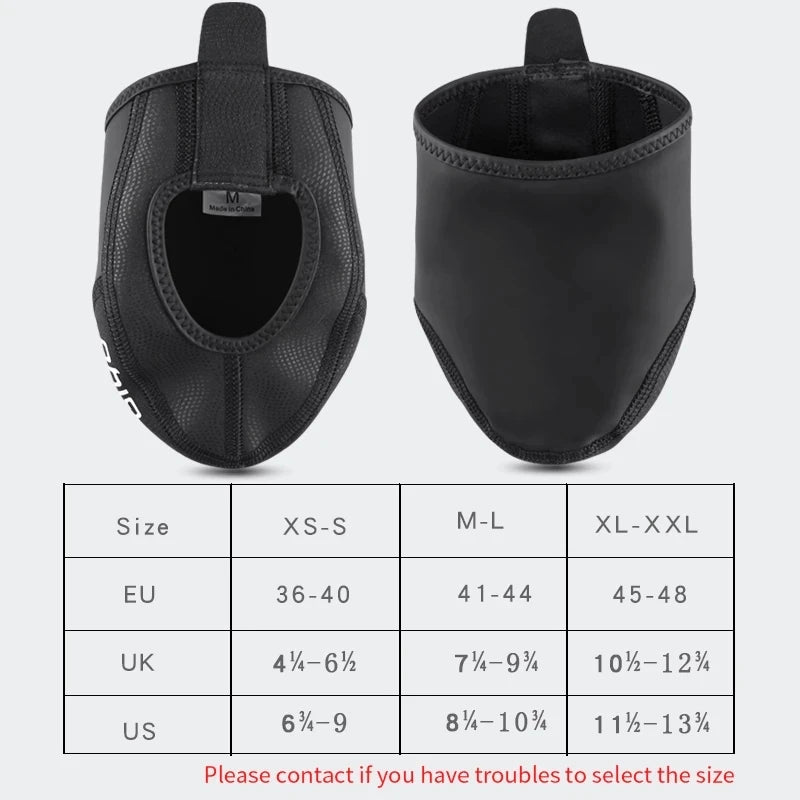 Waterproof Shoe Covers Reusable Anti-slip Warm Reflective Protector Half-toe Shoe Cover Winter Cycling MTB Bike Equipment