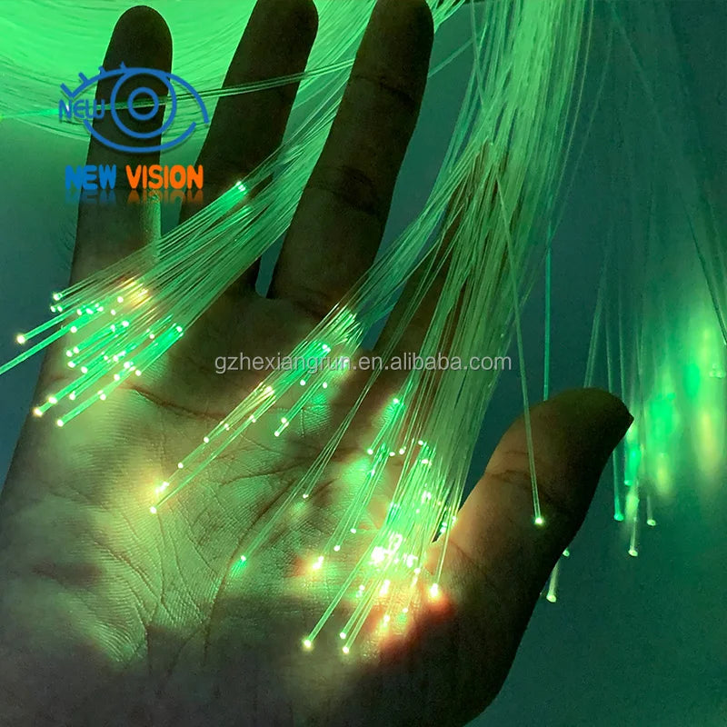 Bluetooth APP/Remote Control RGBW Fiber Optic Light Engine Car Roof Ceiling Starry Sky Meteor Projector Twinkle Music Sync Ambient Light Dynamic Symphony Atmosphere Vehicle Night Decoration Supplies