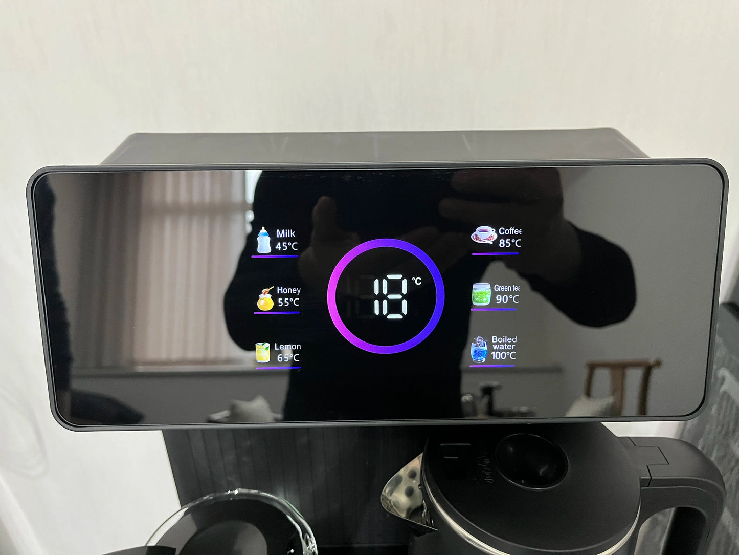 NEW Hot Selling High-End Water Electronic  Dispenser with Large Display Screen Touch Control for Ice Water Temperature of 10 ° C Hot Cold Water Dispenser for Home Office Restaurants Hotel Use