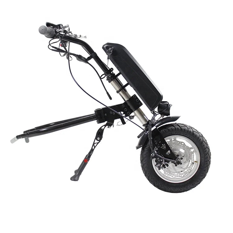 NEW Electric Wheelchair Motor Handcycle Electric Wheelchair Conversion Kit for Disabled Wheelchair 24V/36V 250W/350W Black Steel for Outdoor Activities Medical Mobility Supplies