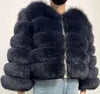 NEW Arrivals 10 Colors S-6XL Plus Size Women's Artificial Fur Jacket Versatile Faux Fur Short Jacket Outerwear Bomber Coats Evening Party Night Clubwear Coats Women Winter Apparel Supplies