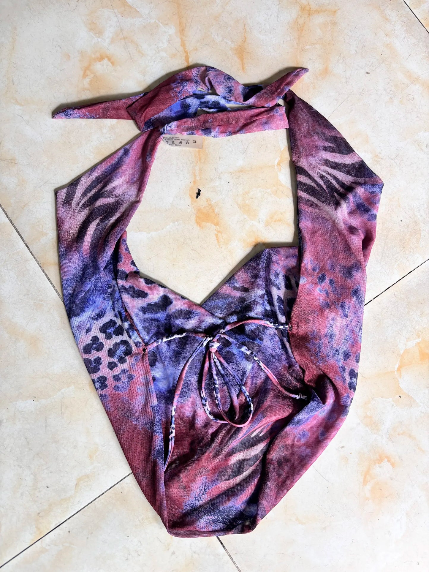 NEW Arrivals 4 PCS Set 7 Colors Animal Print Women Swimwear Triangle Top Brazilian Bikini and Cover Up Set Crop Top Ruffle Beach Skirt S-XL Women's Summer Beachwear Bathing Apparel Sets Clothing Supplies