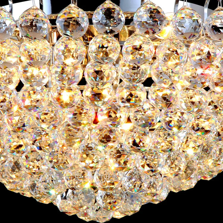 HOT SALE (Few Units Left) Villa Home Hotel Bar Lobby Italian Art Decoration European Style Circular Living Room Ceiling Light Luxurious Modern K9  Crystal Ceiling Lamp Bedroom Led Ceiling Lighting Supplies