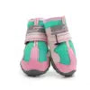 All Seasons Colorful Pet Shoes with Reflective Strips for Night Safety Mesh Fabric Breathable Rubber Anti-Slip Dog Shoes Pets Footwear