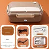 Outdoor Travel Camping Beach Office Students Electric Heating Lunch Dinner Box 304 Stainless Steel Inner Liner - Constant Temperature Lunch Box for Portable Food Heating Storage