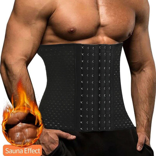 NEW Women/Men Modeling Strap Slimming Belt Waist Trainer Tummy Control Body Shaper Adjustable Cincher Abdomen Belly Compression Shapewear Sports Fitness Gym Shaper