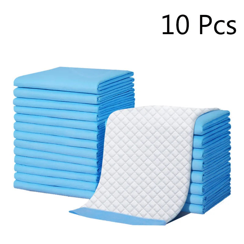 10 PCS Set S-XL  Super Absorbent Dog Cat Disposable Diaper Thick Deodorant Puppy Pet Urine Diaper Pad Mat Cat Litter Toilet Dogs Products