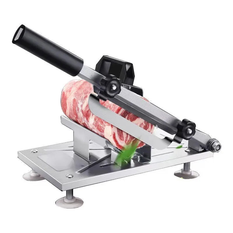 Multifunctional Manual Meat Professional Slicer Stainless Steel Household and Commercial Frozen Meat Roll Beef Slicer Artifact Cutter Kitchenware Supplies Cooking Tools