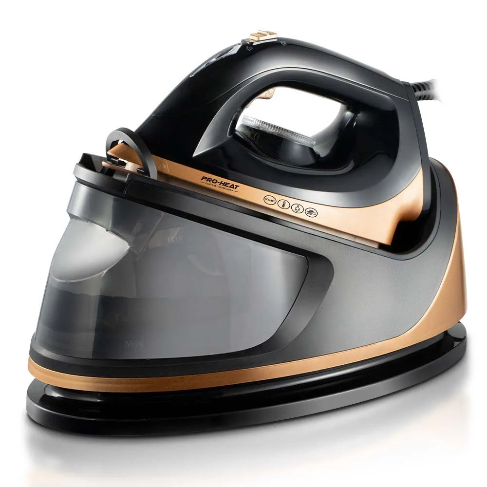 NEW Electric Steam Iron Ceramic Base Plate Large Steam Capacity High Power (220V-240V)Household Commercial Hotel Home Professional Laundry Supplies