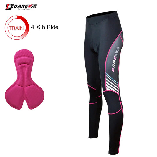 Women Cycling Pants High Quality Women Cycling Trousers Pro Team Breathable Soft 3D Sponge Pad Quick-Dry High Quality