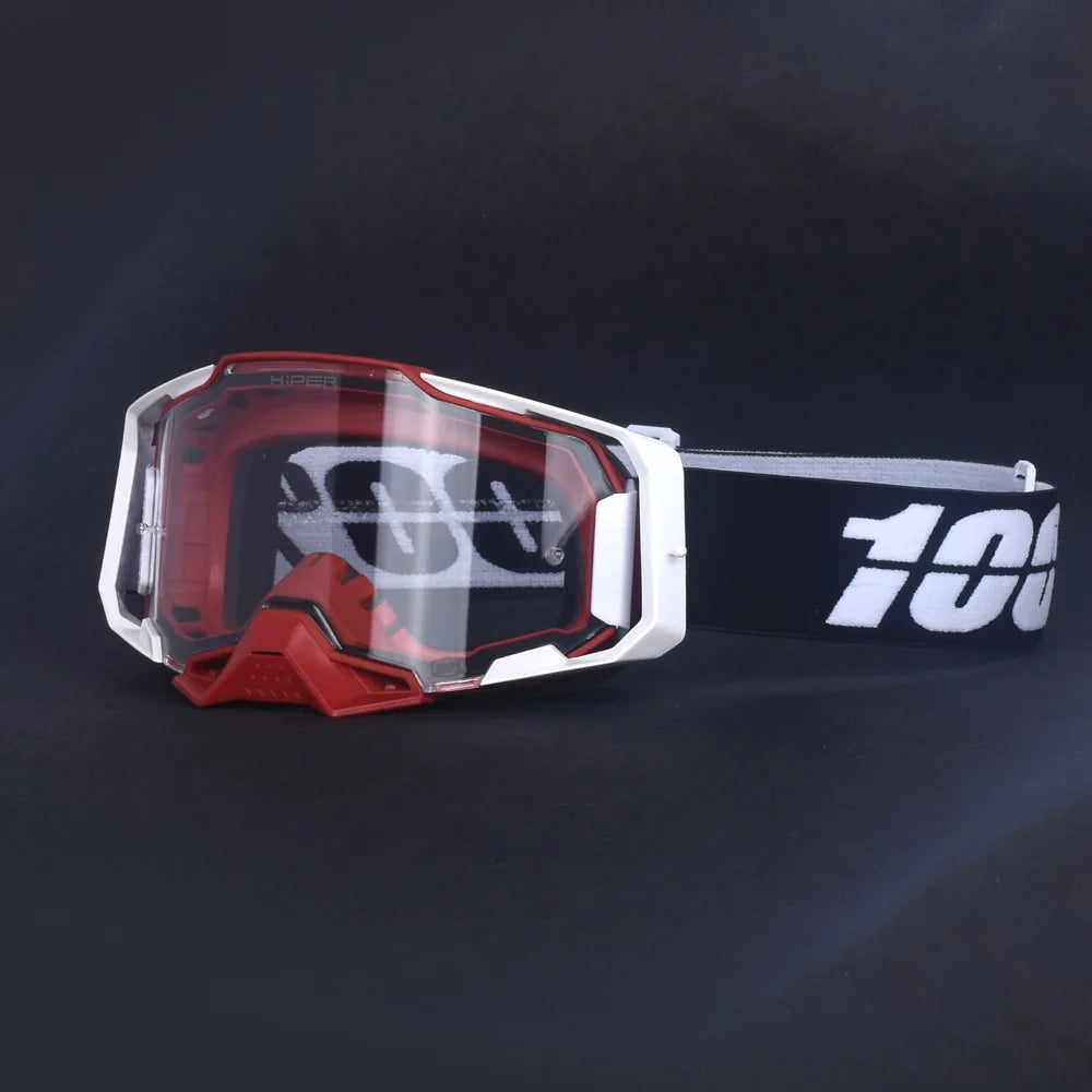 28 Colors New Upgrade Version Motocross Motorcycle Goggles Off-Road Quick Release Helmet Eyewear Can be Equipped with Myopia Glasses  Riding Skiing Glasses