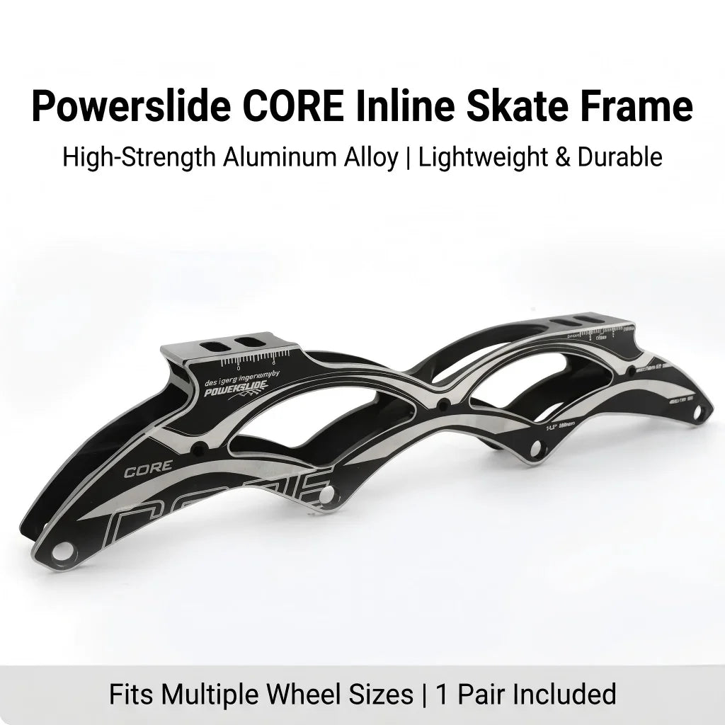 1 Pair CNC Speed Inline Skate Frame Professional Skateboard Parts Accessories Aluminum Alloy 4*110mm 4*100mm 4*90mm Customized CNC Machining Aluminum Alloy Skate Frames