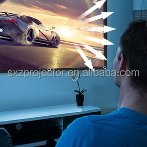 NEW Arrivals Home Indoor Outdoor Projector Screen Matt White 110 Inches 16:9 Anti-Light 120 Angle Home Outdoor Movies Music Projector Screen Electronic Supplies