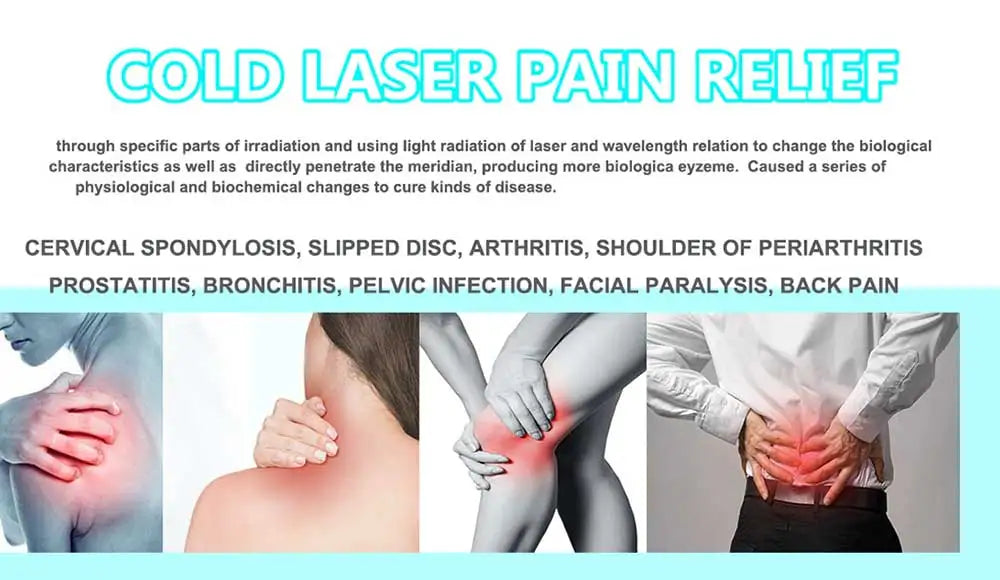 Hot Selling Cold Laser Physiotherapy B Cure Back Pain Equipment Knee Pain Arthritis Treatment Wrist Foot Neck Pains Health Care Tools