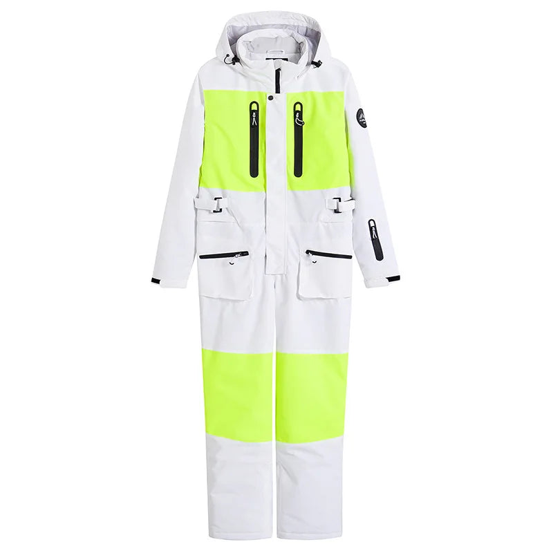 NEW Arrivals 8 Colors  Winter Outdoor Windproof Waterproof Warm Snowboard Double-Board Women Men's One-piece Ski Suit Ski Jacket Ski Pants Jumpsuit Snowmobile Ski Center Suit Winter Sports Apparel Clothing Supplies