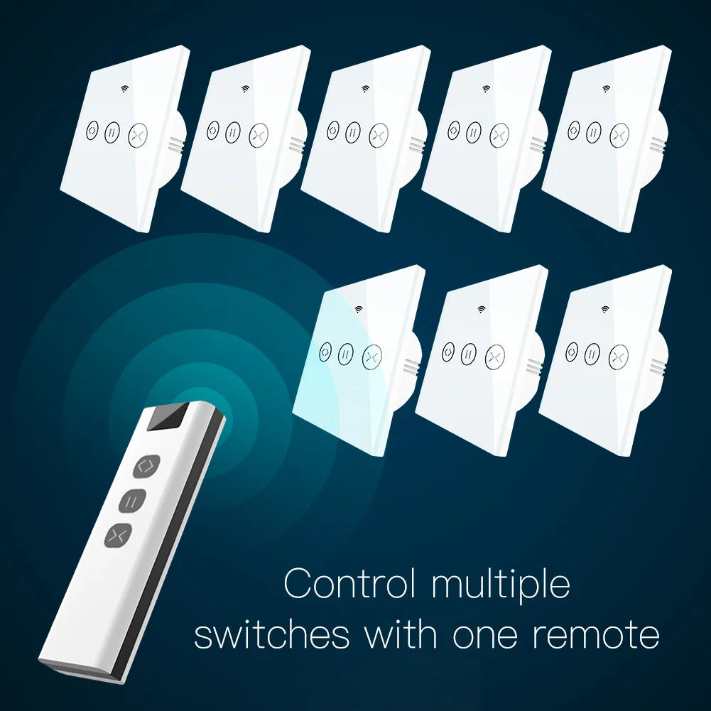 NEW Arrivals Home Villa Office Wireless Remote Control Curtain Drapes Switch 10A 250V Based on Wi-Fi Network for Smart Life Mobile APP Control