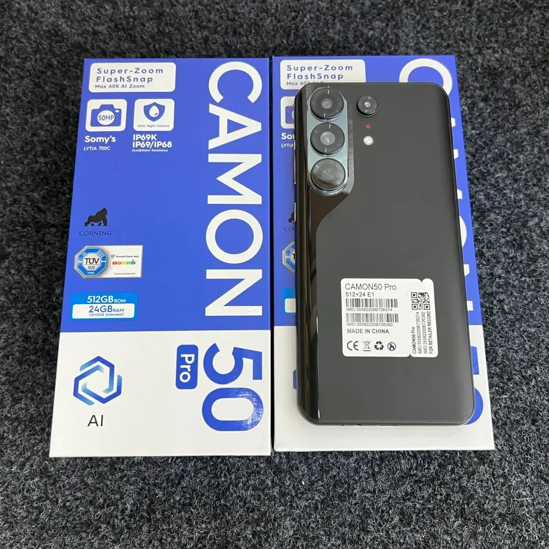 NEW 5G Gaming Mobile Phones 512GB Android 15  Tenons Camon 50 Pro Ultra Smartphones Computer Accessories Electronic Supplies
