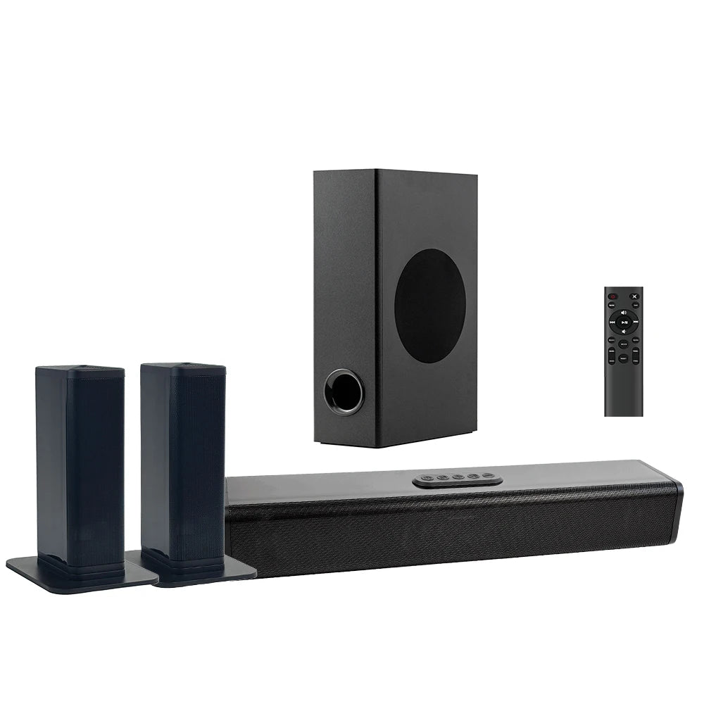NEW Set Professional Bluetooth Home Theater Wireless Speaker 5.1ch Detachable  for Smart TV Home Theatre System with Subwoofer Remote Control