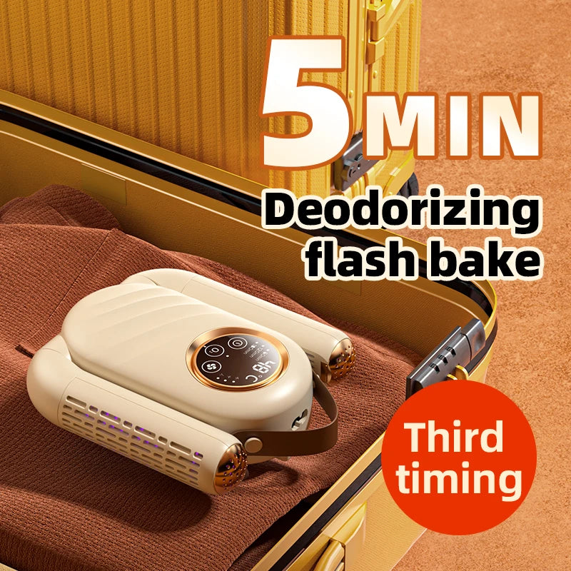 NEW Arrivals Portable Folding Household Dryer Electric Boot Dryer Shoe Heater Sterilizer Smart Multifunction Warm Wind Disinfection Shoe Dryer Fast Deodorizing Machine