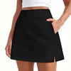 8 Colors S-2XL  Women's Custom Logo Summer Soft Natural High Waist One Piece Tennis Golf Club Skirts Breathable Design Fitness Women Skirts Sports Apparel Accessories Clothing Supplies