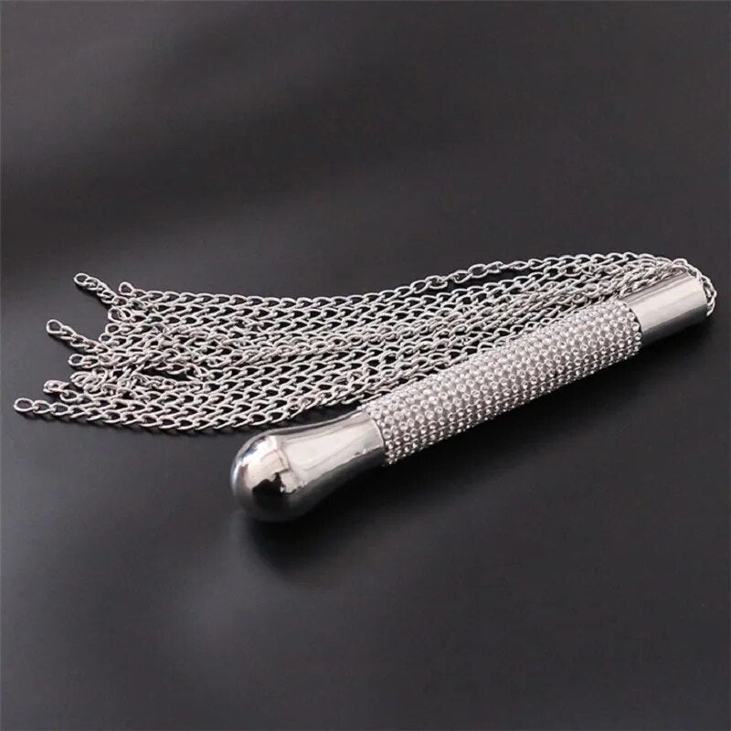 Handle Chain Whip Sex Toys For Couples Soft Iron Passion Spanking Paddle  Whips Slave Restraints Bondage Flogger