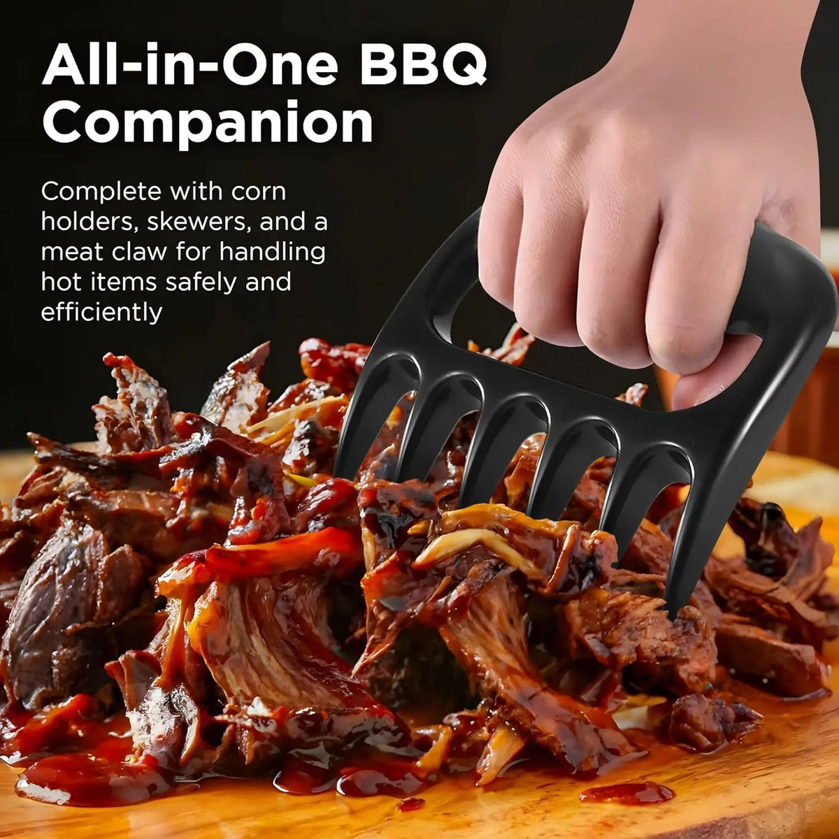 38 PCS Full Set Portable Charcoal 201 Stainless Steel BBQ Baking Utensils Kit Aluminum Case Multi-Function Heavy-Duty for Camping Backyard Picnic Cookware Tools