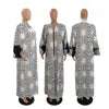 NEW Arrivals S-4XL Plus Size Women's Autumn Spring Long Coat Autumn Winter Retro Hipster Coats Loose Print Cardigan Women Casual Streetwear Clothing Supplies