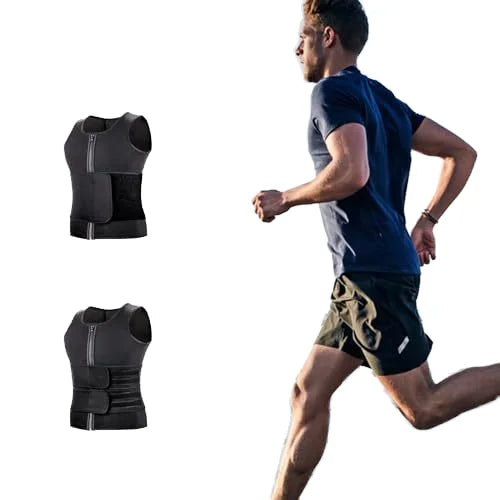 S-3XL Neoprene Men's Body Shaper Waist Trainer Vest Slimming Shirt Sauna Sweat Compression Undershirt Shapewear Fat Burner Workout Tops