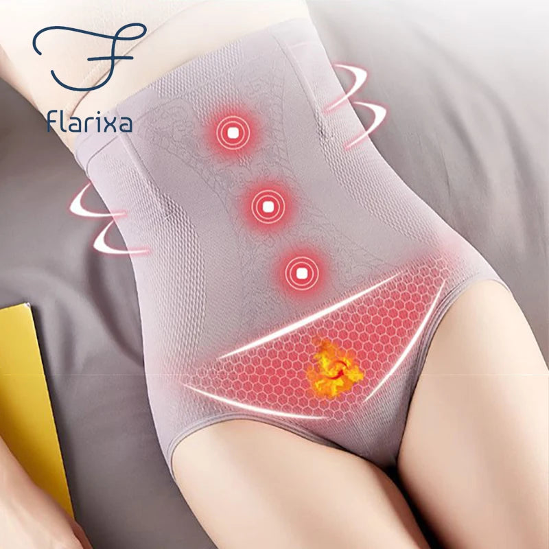 Flarixa Body Shaper Women's Seamless High Waist Postpartum Hip Lift Shaping Panties Slimming Underwear Corset Body Shaping Pants