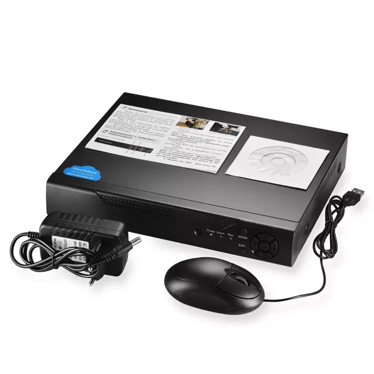 Home Villa Business Office 4 Channels XM CCTV 5MP-N H.265 4CH DVR 6 in 1 XVI/AHD/TVI/CVI/CVBS/IP P2P 5MN CCTV Camera Digital Video Recorder Security Supplies