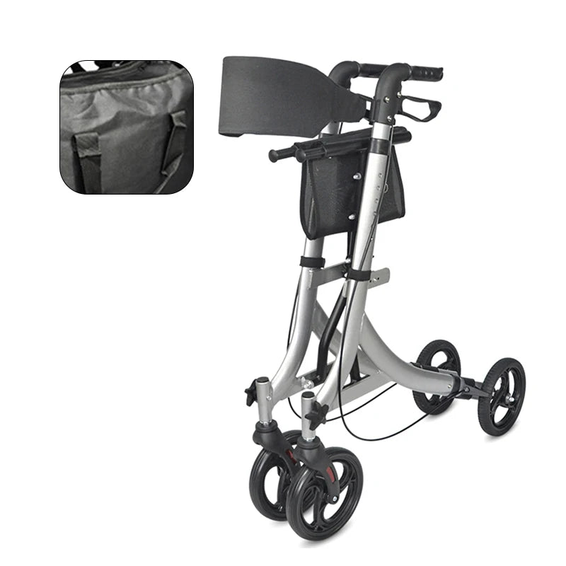 Elderly Outdoor Shopping Cart High Load-Bearing Good Market Prospect High-Quality Medical-Friendly Driving AIDS Mobility Zimmer Frames Outdoor Walker Health Care Supplies