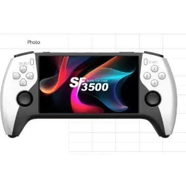 SF3500 5" FHD Retro Handheld Video Games Console 64GB 20000+ Classic Games TV-Out Portable Gaming Wi-Fi Player Controller