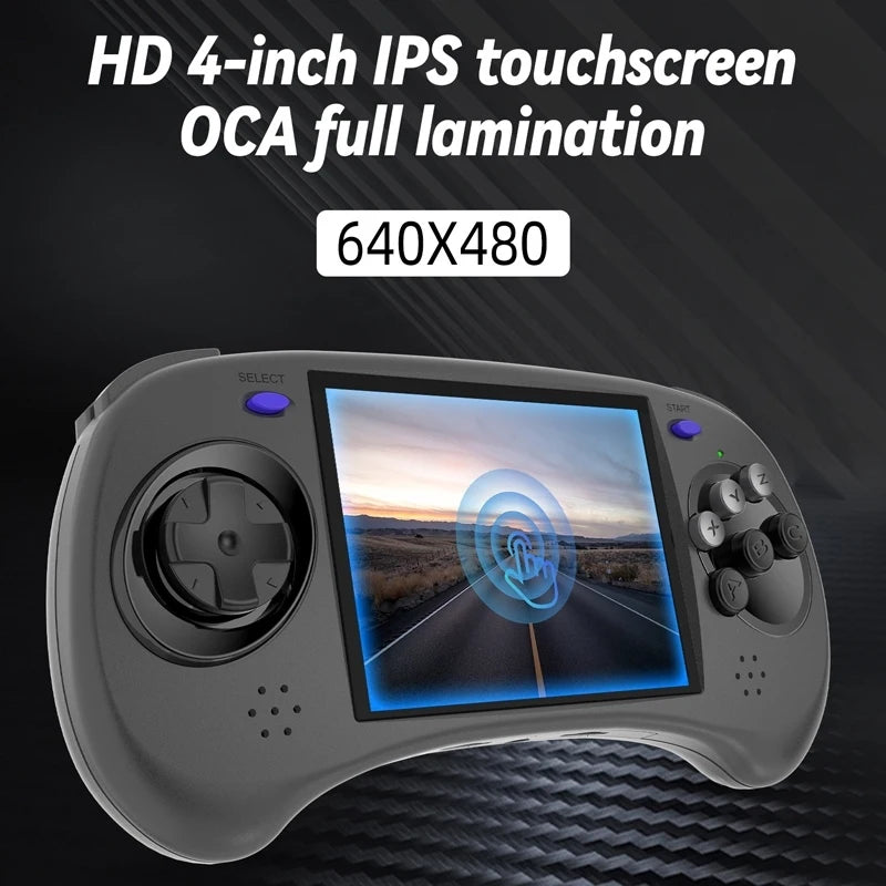 New Arrival  RG ARC-D Multi Languages Handheld Game Console 4-Inch IPS Touch Screen Linux / Android 11 System Portable Video Arcade 128G Computer Gaming Supplies