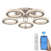 NEW Arrivals Home Living Room 3000K-6000K Color Changeable Crystal Lamp APP Remote Control Led Smart Ceiling Light