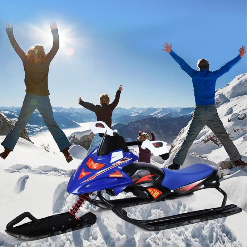 Adults Children Teenage Snowboard Sled Car Riding Adult Ski Cart Ski Motorcycle Skiing Boards Ski Equipment Outdoor Sports Skiing New