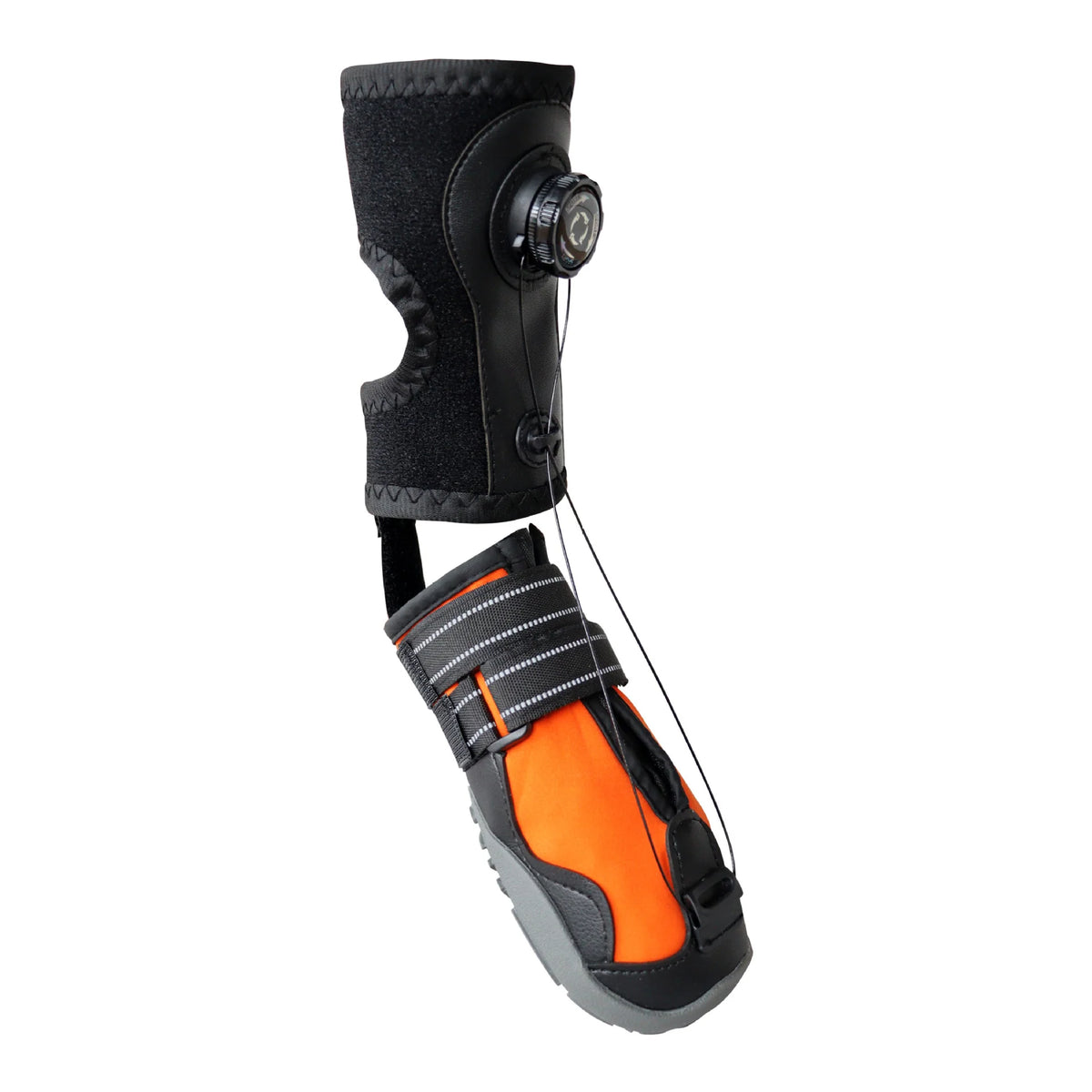 S-XL Professional Orthopedic Dog Boots with Rotary Dial System Anti-Slip Hard Sole Pet Shoes Never Fall Off Ankle Brace  Protector Dogs Outdoor Walking Shoes