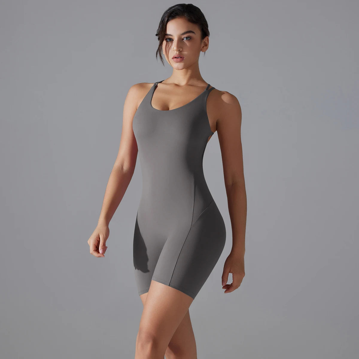 8 Colors S-XL One Piece Bodysuit Women Fast Dry Sexy Peach Butt Lift Yoga Fitness Beauty Back Gym Sports Yoga Jumpsuit Outdoor Running Cycling Sports Apparel Supplies.