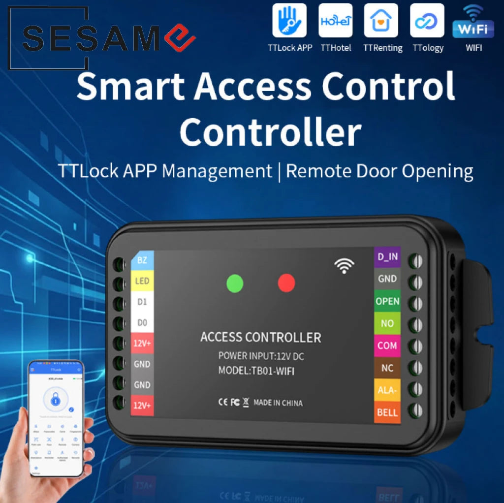 NEW Arrivals Home Office UHF RFID Access Controller Windows 10 Bluetooth Long Range 20m Integrated Card Reader Wi-Fi WG26 34 TCP IP for Access Control System Smart Devices Security Supplies