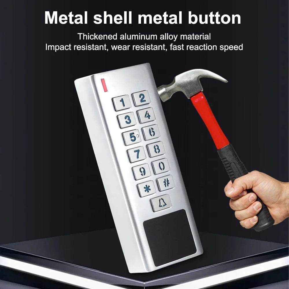Home Villa Hotel Office Waterproof Standalone Metal Wi-Fi TUYA App Fingerprint RFID Access Control Keypad Digital Panel Password Access Controller Home Security Accessories